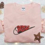 Swoosh x Rush Embroidered Hoodie & Nike Inspired Shirt – Best Family Gift Ideas