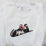 Swoosh x Venom Movie Embroidered Hoodie & Marvel Cinematic Universe Shirt: Best Family Gift Ideas