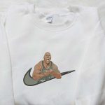 The Rock x Swoosh Celebrity Hoodie: Nike Inspired Embroidered Shirt Perfect Family Gift