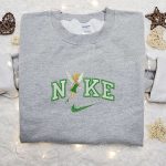 Tinkerbell x Nike Cartoon Embroidered Sweatshirt: Disney Characters Shirt Perfect Family Gift