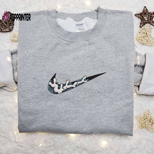 Family Gift Ideas: Tsunami x Nike Embroidered Sweatshirt & Shirt – Perfect Nike Inspired Presents!