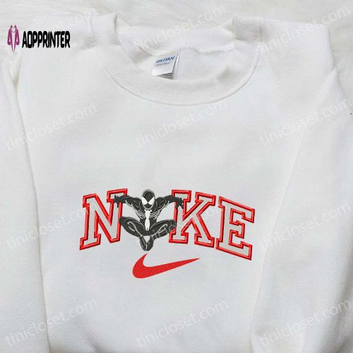 Nike Inspired Sonic x Swoosh Cartoon Embroidered Hoodie: Best Family Gift Idea