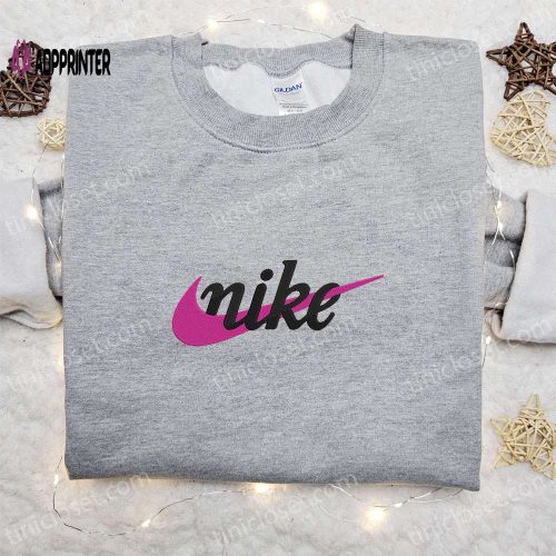 Vintage Swoosh x Nike Embroidered Sweatshirt – Nike Inspired Shirt Best Family Gift Ideas