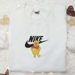 Disney Winnie the Pooh x Nike Cartoon Sweatshirt – Best Family Gift with Embroidered Disney Characters