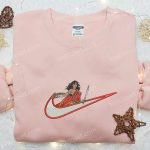 Ultimate Wonder Women x Swoosh Movie Embroidered Hoodie – Must-Have DC Cinematic Universe Shirt Perfect Family Gift