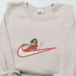 Ultimate Wonder Women x Swoosh Movie Embroidered Hoodie – Must-Have DC Cinematic Universe Shirt Perfect Family Gift