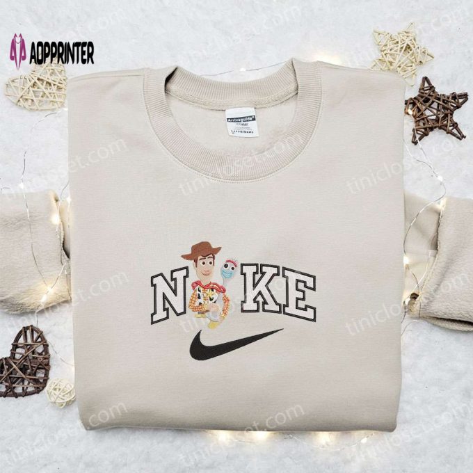 Disney Characters Embroidered Shirt – Woody Horse x Nike Cartoon Sweatshirt: Best Family Gift Ideas