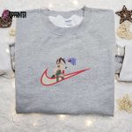 Yoh Asakura x Swoosh Embroidered Sweatshirt & Shaman King Shirt: Best Family Gift Ideas