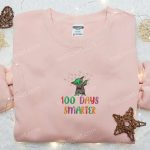 100 Days Smarter Baby Yoda Dabbing Shirt: Back To School Hoodie Perfect Gift Idea