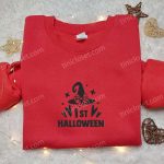 Spooky 1st Halloween Embroidered Sweatshirt & Hoodie – Perfect Family Gifts