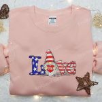 4th of July Gnome Patriotic Shirt: Celebrate National Day with Embroidered Gifts