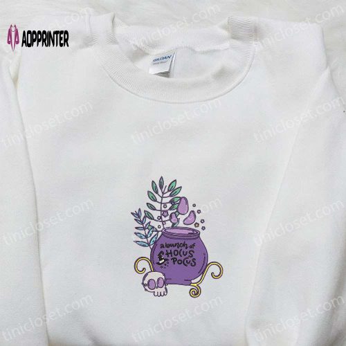 Halloween Embroidered Sweatshirt: Bunch of Hocus Pocus Hoodie Best Gifts