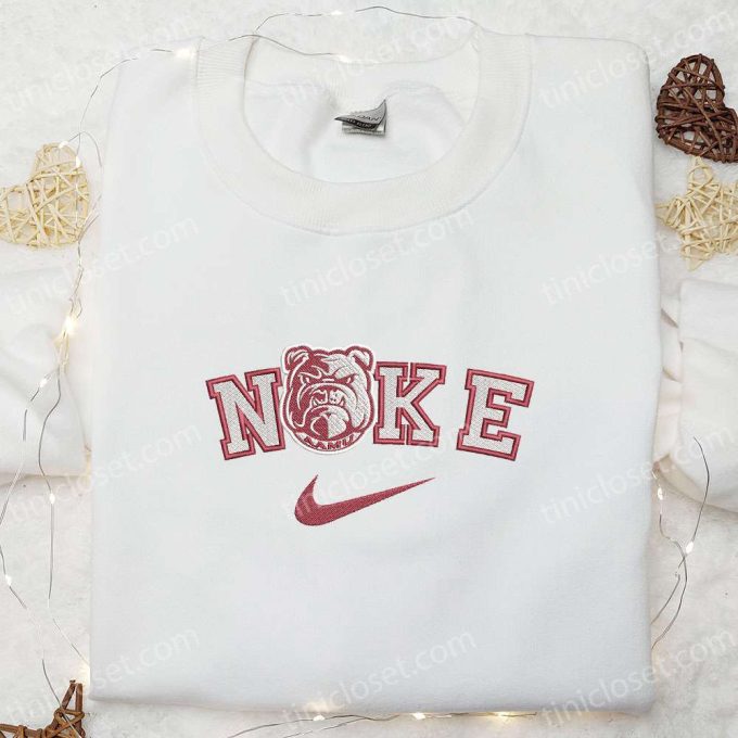 Alabama Bulldogs x Nike Embroidered Shirt & NCAA Sports Hoodie – Perfect Gift Idea