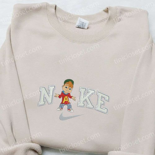 Alvin Chipmunk Movie Embroidered Shirt: Fun and Stylish Garment for Chipmunk Fans!