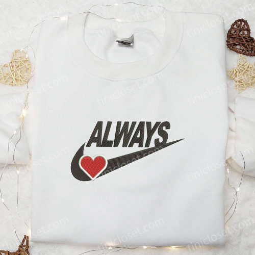 Stunning Heart Valentine Embroidered Shirt – Always Love Collection