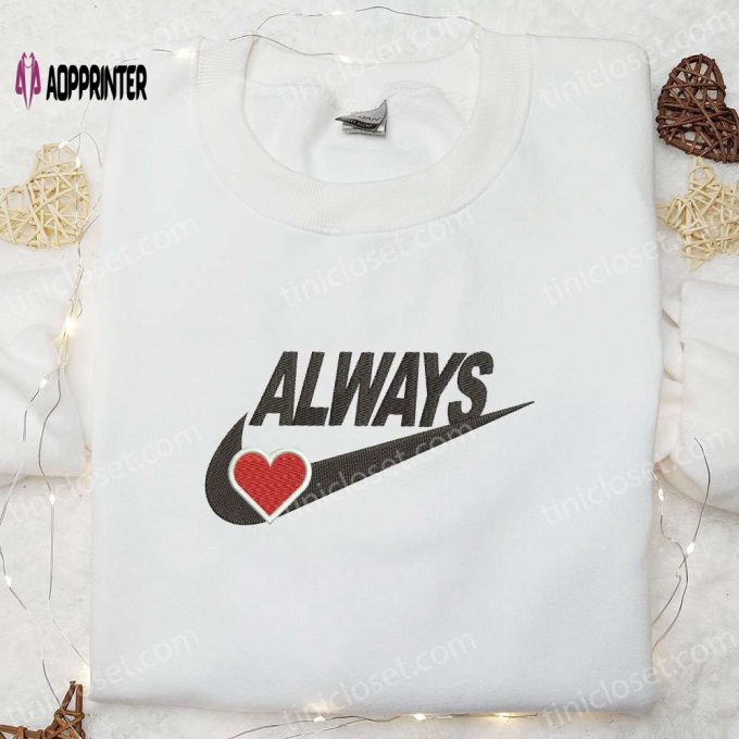 Stunning Heart Valentine Embroidered Shirt – Always Love Collection