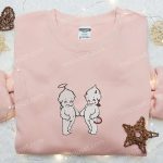 Angel & Devil Embroidered Sweatshirt: Halloween Hoodie Best Gifts