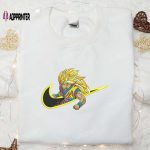 Angry Goku Dragon Balls Anime Shirt Embroidered Design for Anime Fans