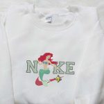 Ariel & Flounder x Nike Embroidered Sweatshirt: The Little Mermaid Disney+ Shirt – Best Gift Ideas