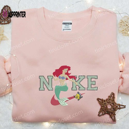 Pink Bratz Doll x Nike Swoosh Sweatshirt: Custom Embroidered Hoodie Perfect Family Gifts