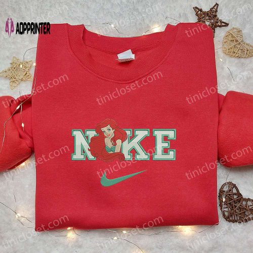 Baby Yoda x Nike Movie Embroidered Tshirt – Nike Inspired Shirt Perfect Family Gift