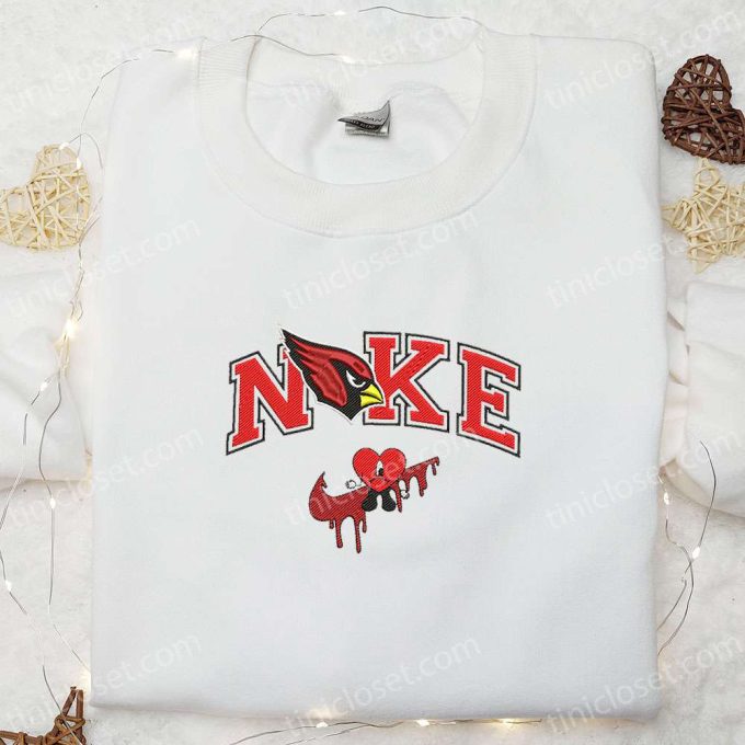 Arizona Cardinals Bad Bunny x Nike Embroidered Shirt & NFL Sports Hoodie – Perfect Gift Idea