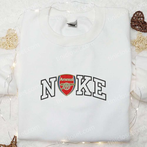 Get Your Arsenal FC Sports Embroidered Shirt – Official Merchandise