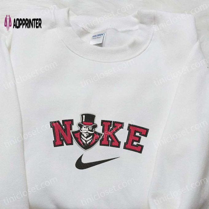 Shop Austin Peay Governors x Nike Embroidered Shirt & NCAA Sports Hoodie – Perfect Gift Idea!