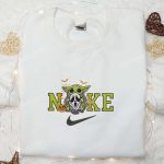 Baby Yoda Ghost x Nike Embroidered Shirt & Hoodie: Halloween Inspired Sweatshirt