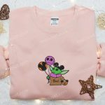 Baby Yoda Jack Skellington Mickey Balloons Sweatshirt: Spooky Halloween Embroidered Hoodie Best Gift Idea