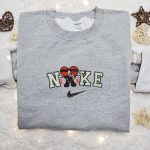 Bad Bunny Freddy Krueger x Nike Embroidered Sweatshirt: Movie Halloween Shirt Best Gift Ideas