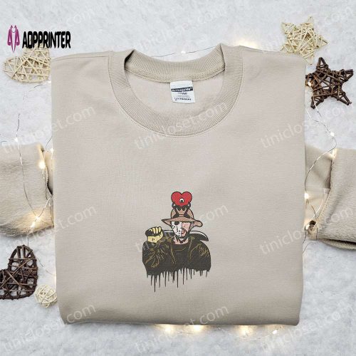 Bad Bunny Jason Voorhees Embroidered Sweatshirt – Celebrity Hoodie Halloween Shirt