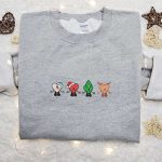 Bad Bunny Noel Embroidered Sweatshirt: Christmas Shirt Gift Ideas