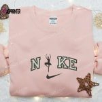 Ballet Dancer x Nike: Embroidered Shirt & Sports Hoodie – Perfect Gifts for Family