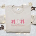 Baseball Mama Pink Bows Shirt & Hoodie: Best Mother’s Day Gift Idea Sports Embroidered Apparel