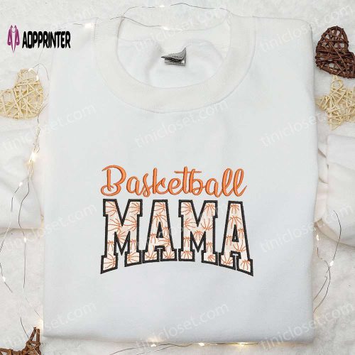 Baseball Mom Life Embroidered Shirt & Hoodie – Perfect Mother s Day Gift Idea