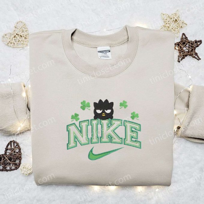 Batz-Maru Shamrocks x Nike Embroidered Shirt & Anime Hoodie: The Best St Patrick’s Day Gift!