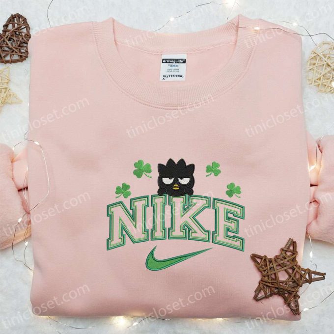 Batz-Maru Shamrocks x Nike Embroidered Shirt & Anime Hoodie: The Best St Patrick’s Day Gift!