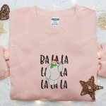 Disney Baymax Ba La La Christmas Embroidered Shirt & Hoodie: Festive Disney Apparel