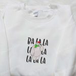 Disney Baymax Ba La La Christmas Embroidered Shirt & Hoodie: Festive Disney Apparel