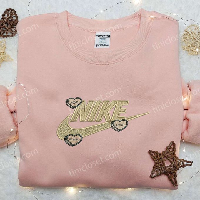 Be Mine Xo with Love x Nike Embroidered Hoodie & Shirt: Best Valentine s Gift Ideas