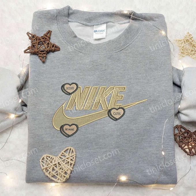 Be Mine Xo with Love x Nike Embroidered Hoodie & Shirt: Best Valentine s Gift Ideas