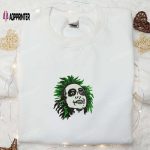 Beetlejuice Head Embroidered Shirt: Best Horror Movie Halloween Gift for Family