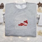 Embrace the Christmas Magic with Snowman Embroidered Shirt & Hoodie – Perfect Family Gifts