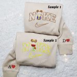 Belle and Beast Drinks Couples Shirts: Embroidered Apparel for Disney Lovers