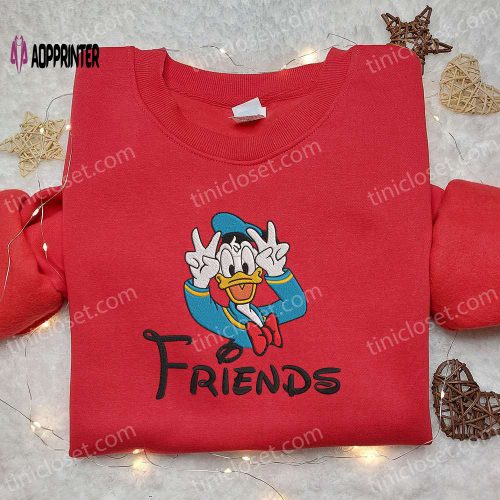 Disney Characters Embroidered Shirt – Best Friend Donald Design Ideal Gift Idea