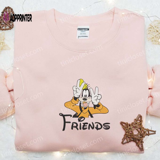 Goofy Embroidered Sweatshirt: The Best Friend Disney Characters Gift Idea