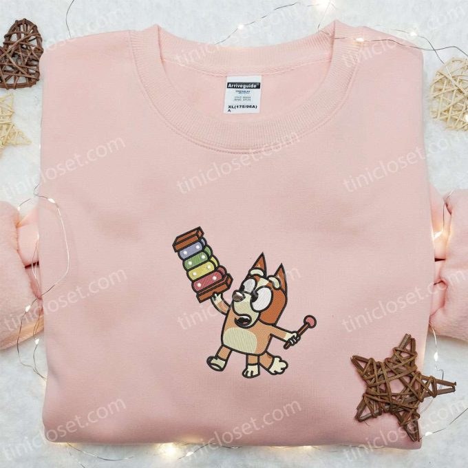 Embroidered Bingo Dog Bluey Cartoon & Disney Shirts – Unique & Stylish Collection