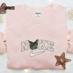 Black Cat x Nike Embroidered Shirt & Animal Hoodie: Perfect Gift Ideas