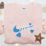 Blue Hearts x Nike: Embroidered Shirt Hoodie & T-Shirt – Valentine s Day Collection